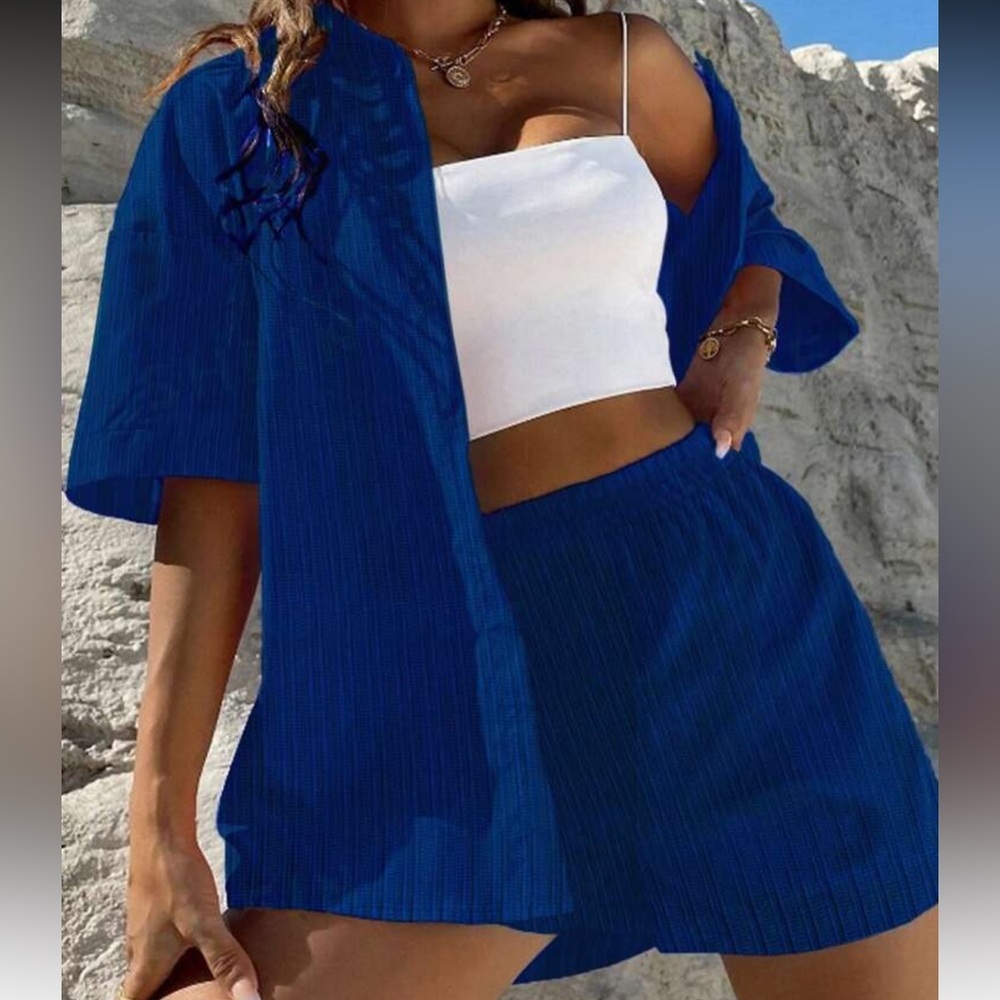Brand New Blue Matching Set